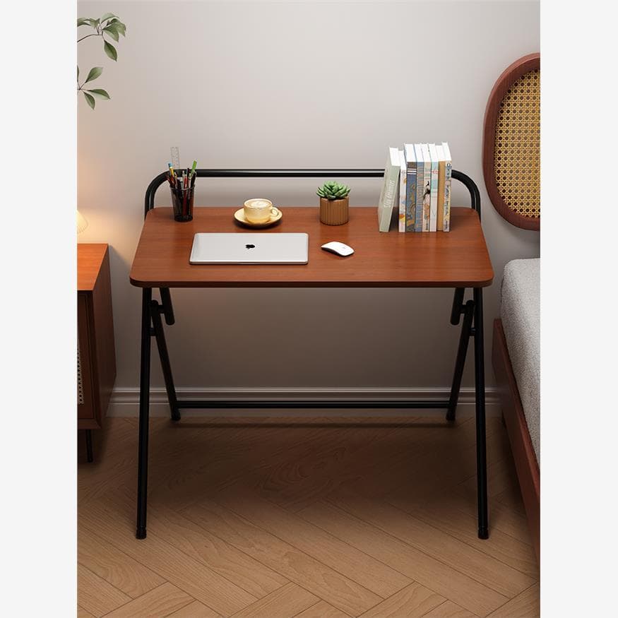 Mesa dobrável fina mesa de computador mesa dobrável mesa de cabeceira simples casa pequeno apartamento móvel instalação-