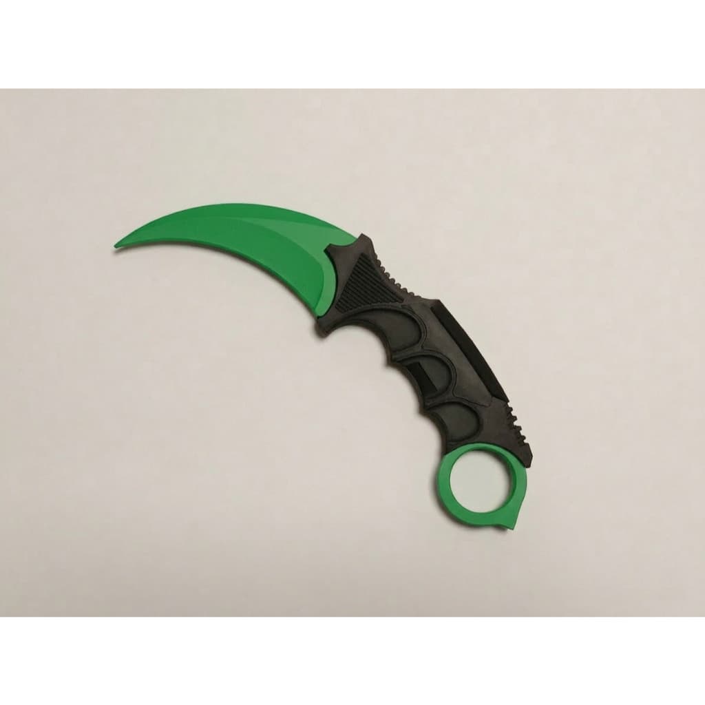 Faca Karambit CS2 Counter Strike Karambit Knife de Plastico Faca Curva Realista Cosplay