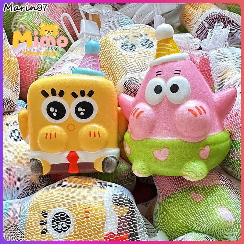 Brinquedo De Alívio Do Estresse Bob Esponja Fofo/Apertar Para Fidget Brinquedos Pop It/Squishy Grande /