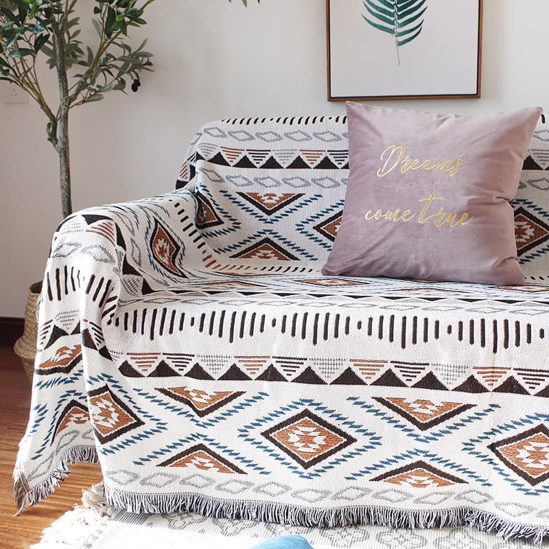 Nordic fresco sofá cobertor toalha de sofá Anti-poeira dupla face capa protetora modelo decorativo sala b & b influencia