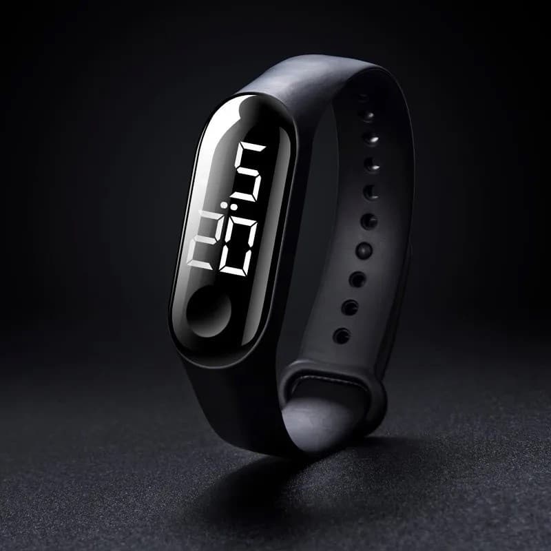 Relógio Digital smartwatch Aprova De Agua Pulseira Silicone Led