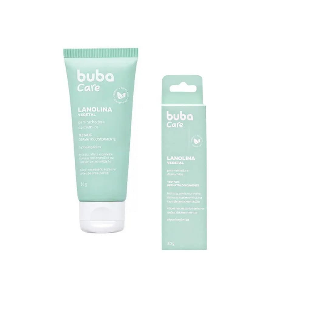 Pomada Lanolina hidratante Vegetal  30 Gr Buba Care