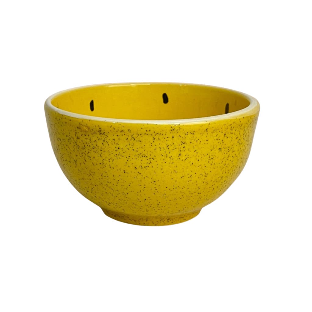 Bowl Tigela Decorado Maracujá De Cerâmica Para Cereais Frutas