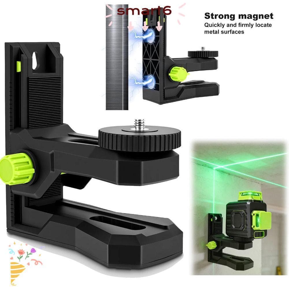 Suporte De Nível De Laser Inteligente , Adaptador Em Forma De L ABS , Tripé Rosqueado De 1/4'- 20