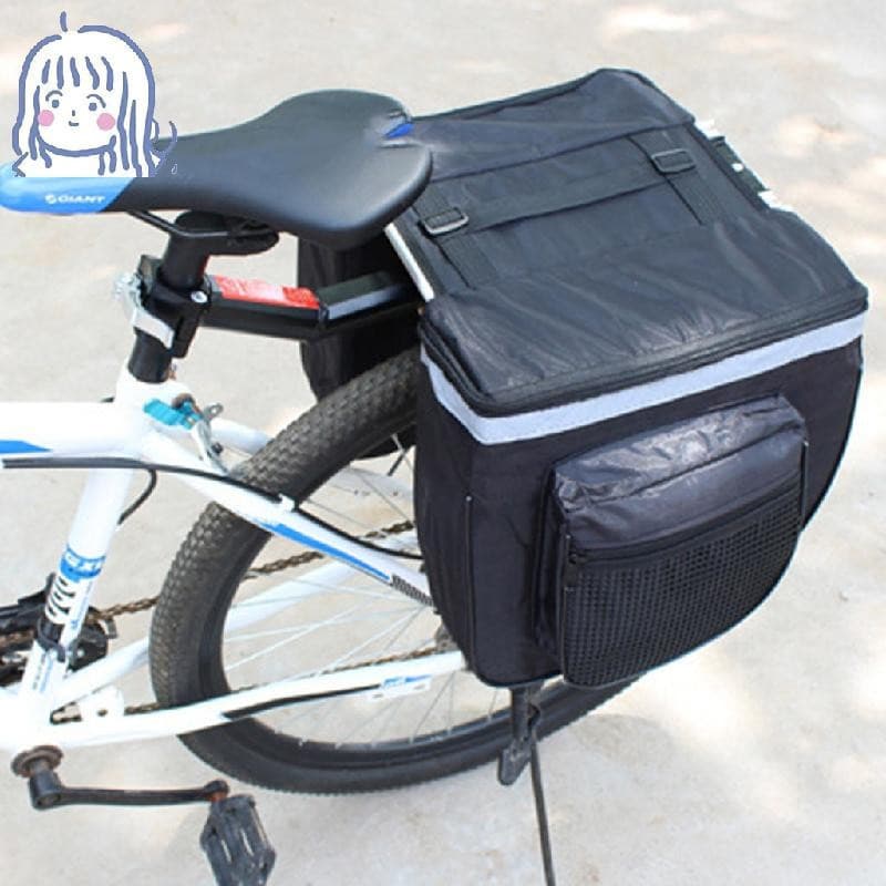 Bicicleta Pannier Saco Rack Traseiro Ciclismo Touring Carga Alforje Grande Capacidade Resistente À Água Poliéster Acessó