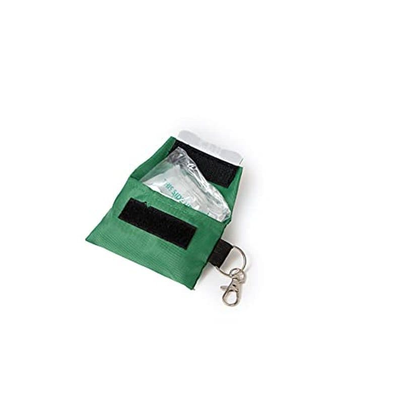 PrimaCare RS-8631 CPR Barreira Chaveiro Bolsa Com Válvula Unidirecional , De Máscara De Escudo Facial Filtro