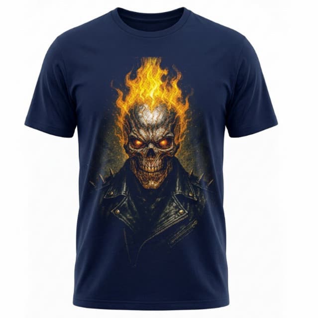 Camiseta Premium MOTOQUEIRO FANTASMA | FILMNES | ADULTO E INFANTIL 100% Algodão