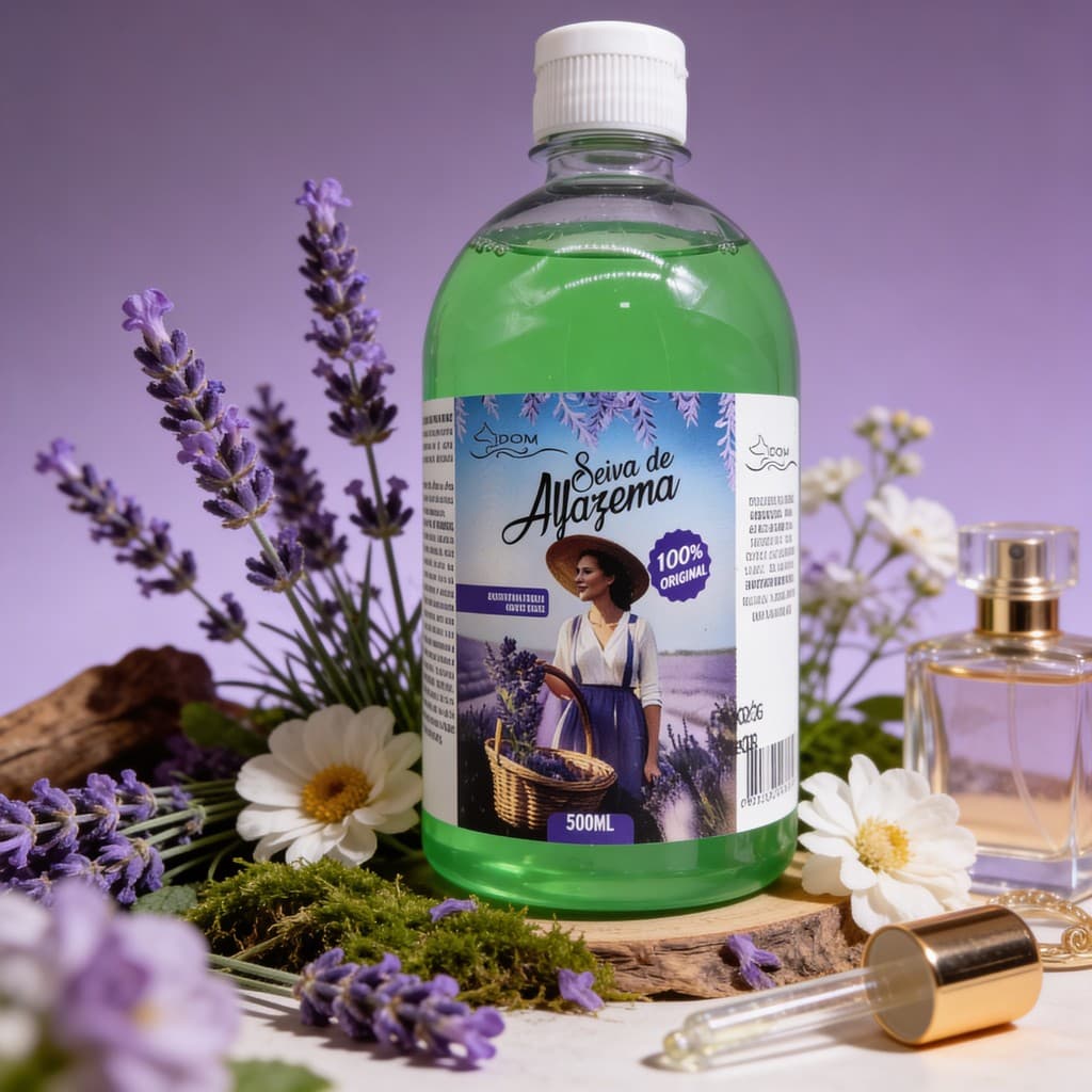 Colônia Seiva de Alfazema 500ml Dom 🌿✨ | Perfume Clássico, Refrescante e Relaxante para Uso Diário