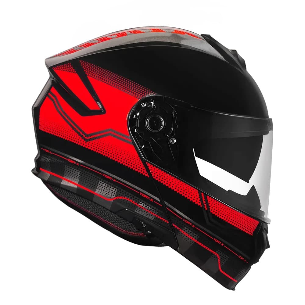 Capacete Modular Escamoteável Motociclista Articulado Robocop Óculos Solar Interno XTROY Premium