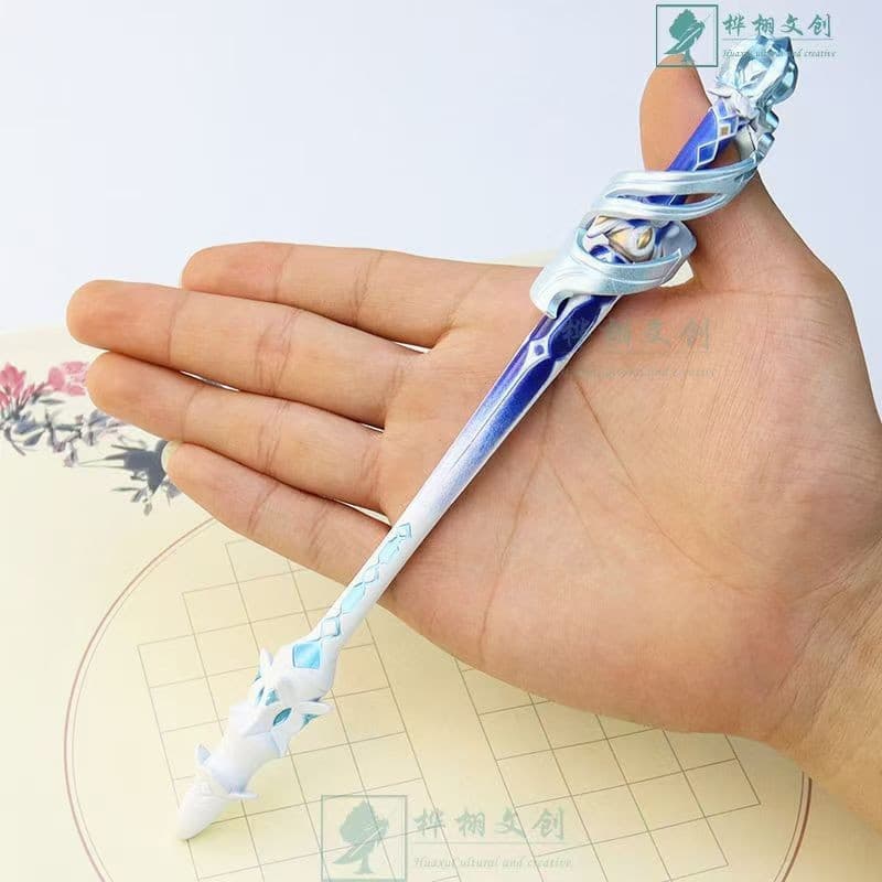 Jogo Genshin Impact Focalors Furina Esplendor De Águas Tranquilas Caneta De Assinatura De Metal Kawaii 0.5 Mm Anime Cart