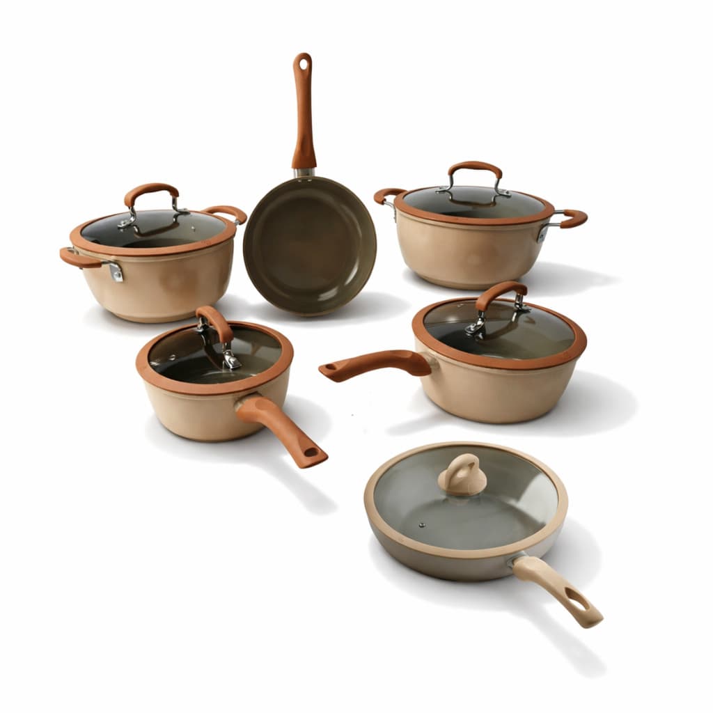 Jogo de Panelas 5 Peças + Frigideira Wok 28cm Baesh