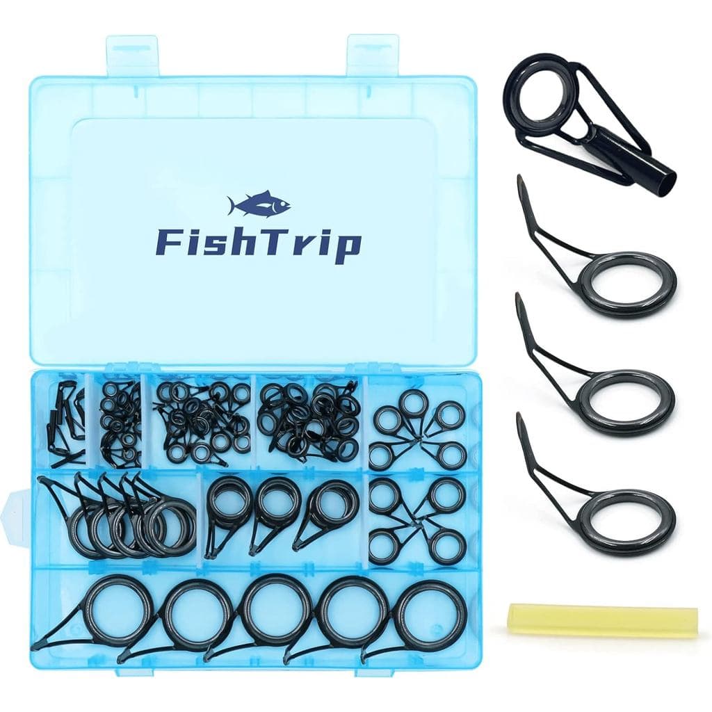 Kit de Reparação de Varas de Pesca 40 e 85 peças, Kit de Reparação de Ponteiras e Guias de Varas de Pesca, Kit de Substi