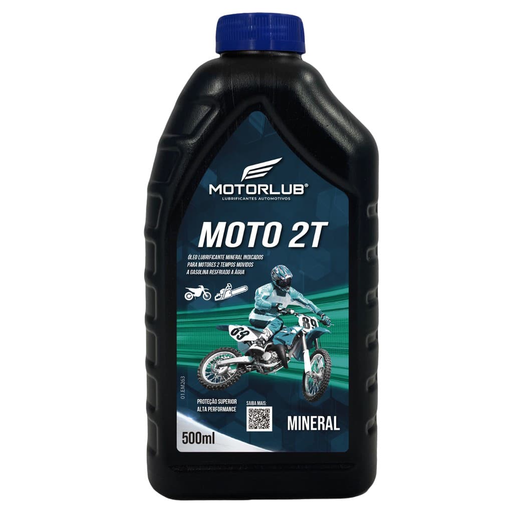 OLEO LUBRIFICANTE MINERAL PARA MOTORES 2 TEMPOS (500 ML)