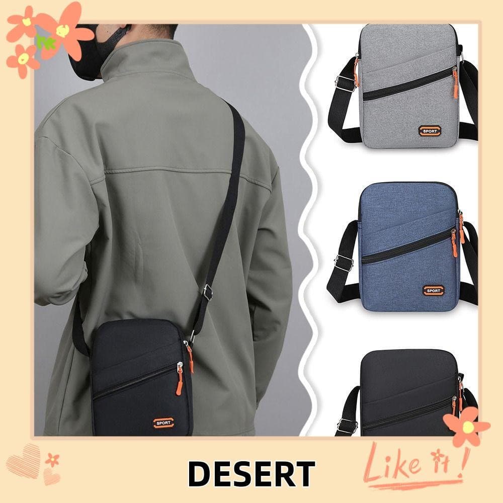 Bolsas De Ombro DESERT , Crossbody Masculinas De Grande Capacidade Resistentes Ao Desgaste , Bolsa De Peito Esportiva À
