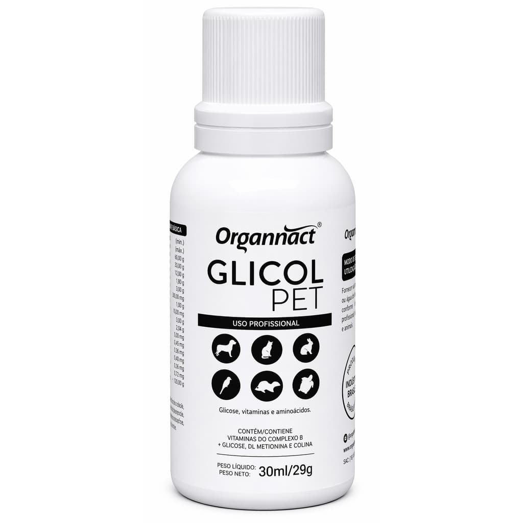 GLICOL PET FRASCO 30ML 15X30ML ORGANNACT