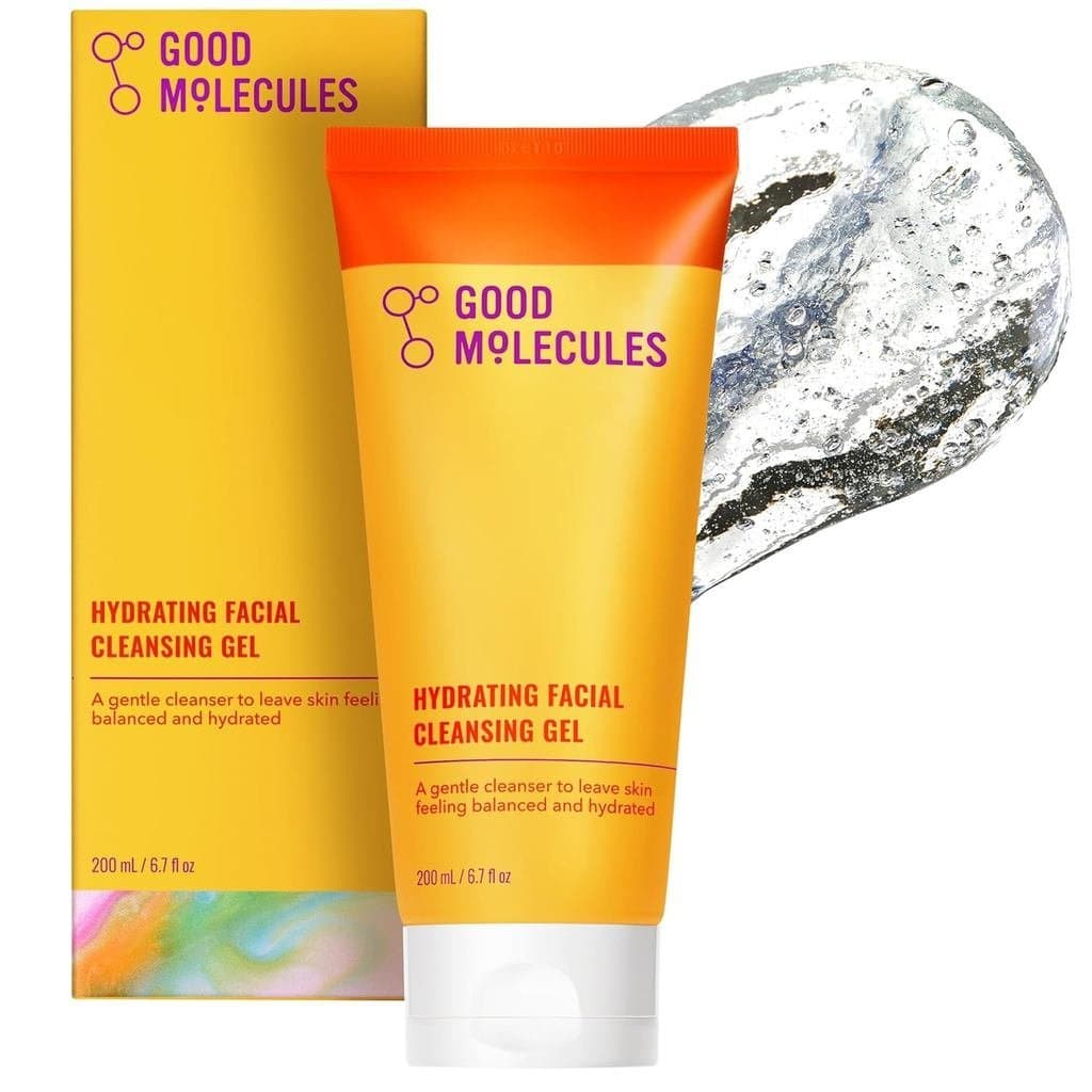 Gel de Limpeza Facial Hidratante Good Molecules - Sabonete Facial com Água de Rosas e Extratos de Abacaxi para Iluminar,