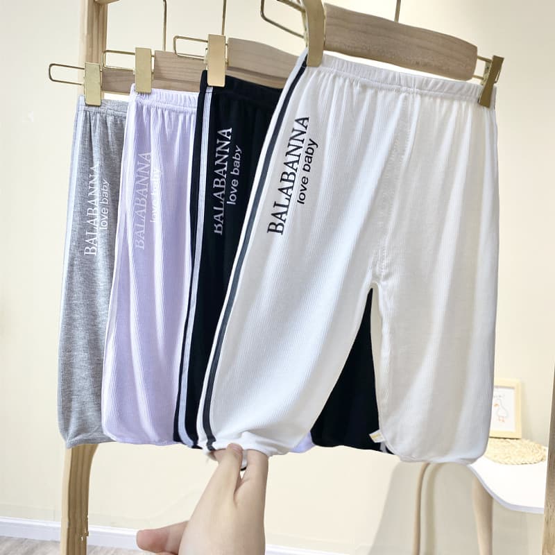 Bebê Mosquito calças verão estilo fino meninos meninas crianças Modal Bloomers bebê crianças algodão ar condicionado cal