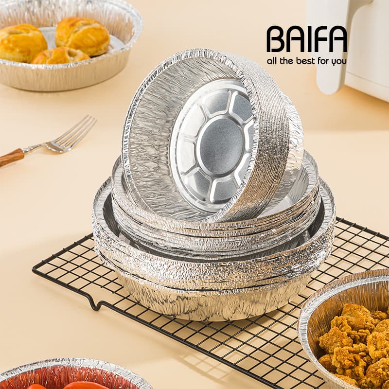 Bandeja de folha de alumínio para fritadeira de ar, forno dedicado, bandeja de folha de alumínio, colchão de papel alumí