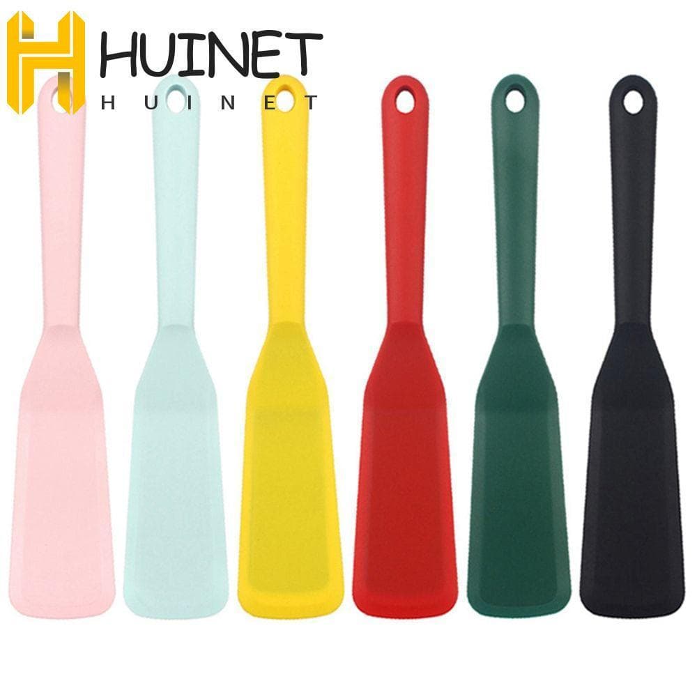 HUINET Espátula Resistente Ao Calor Silicone Acessórios De Cozinha Ferramentas Turner Doméstico Bife Pá