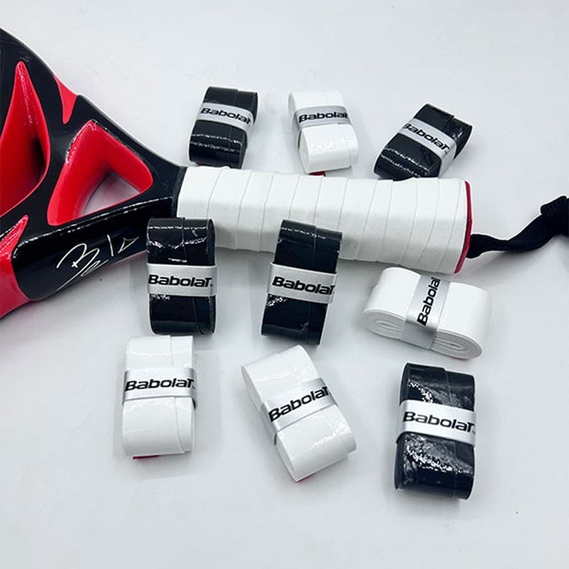 12 Pçs Babolat Raquete Overgrip Suor Banda Absorção Tênis Badminton Mão Cola Aperto Do Plutônio Antiderrapante Sem Furos