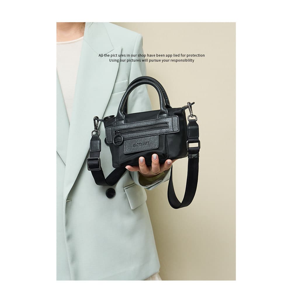 Bolsa pequena pequena feminina bolsa mensageiro novo estilo bolsa de Nylon bolsa de pano Mini bolsa pequena leve feminin