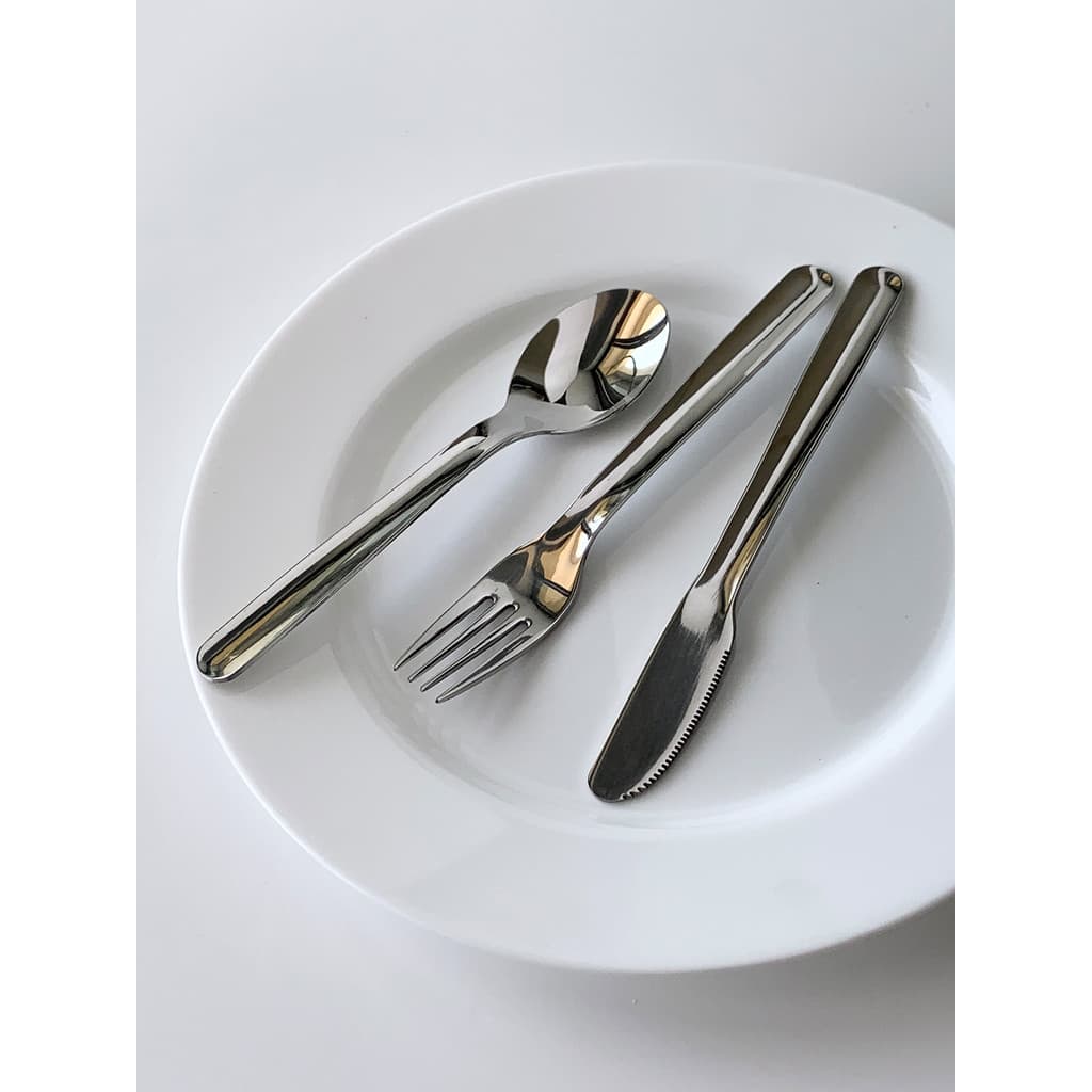 Vv Xiaomarujia Europeu Importado 304 Aço Inoxidável Bife Talheres Colher Comida Ocidental Lanche Talheres Conjunto de Tr
