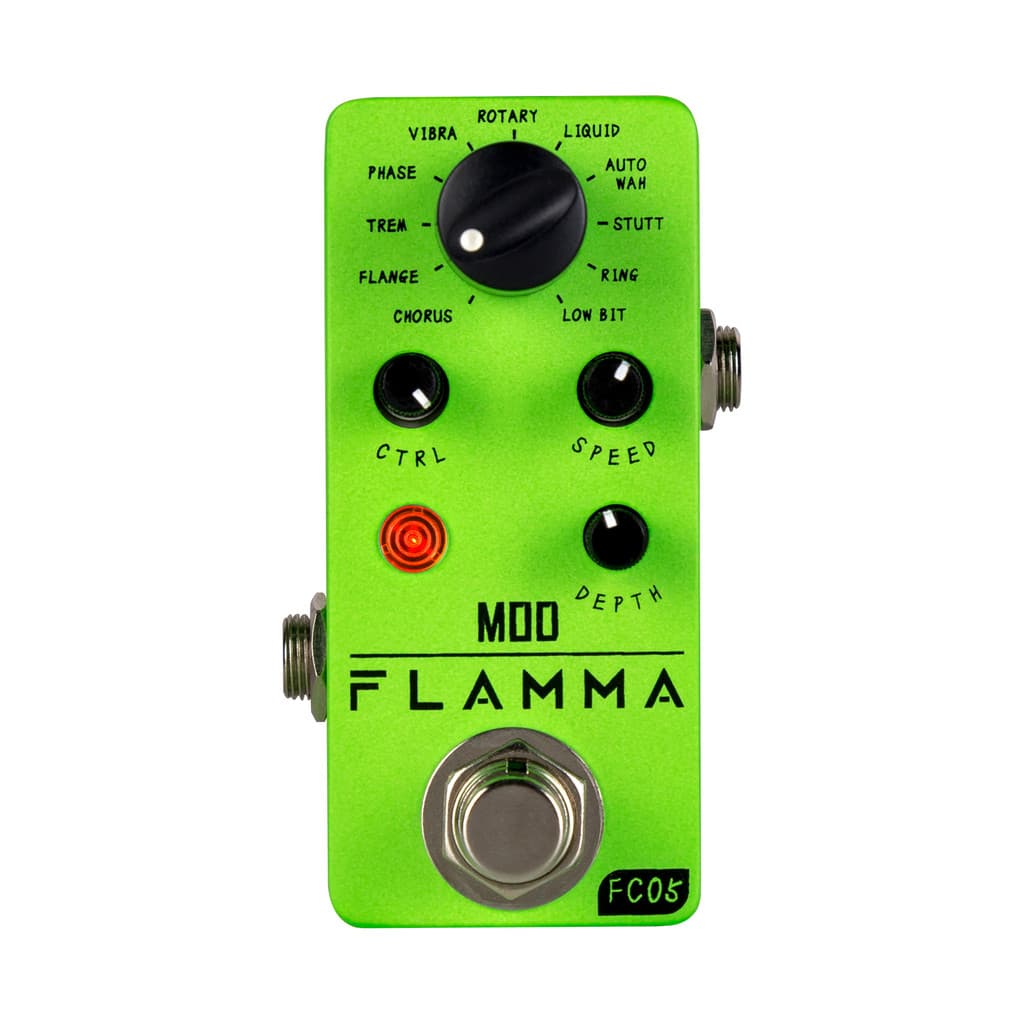FLAMMA FC05 Modulação Multi Efeitos Pedal Mod De Guitarra 11 Modos Chorus Flanger Phaser Tremolo Auto Wah