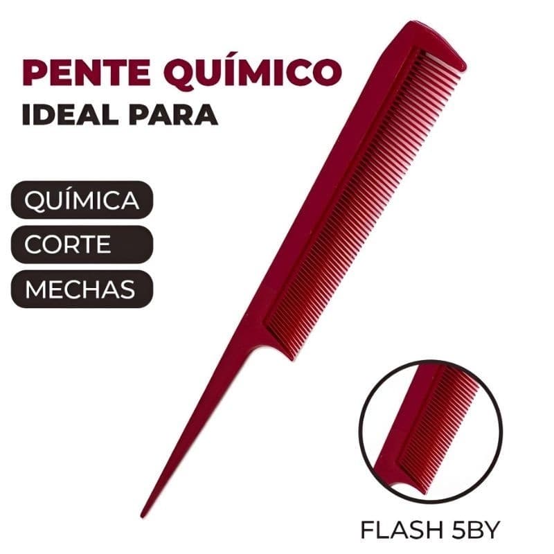 Kit 3 Pentes Profissionais Para Química Delrin Alta Resistência