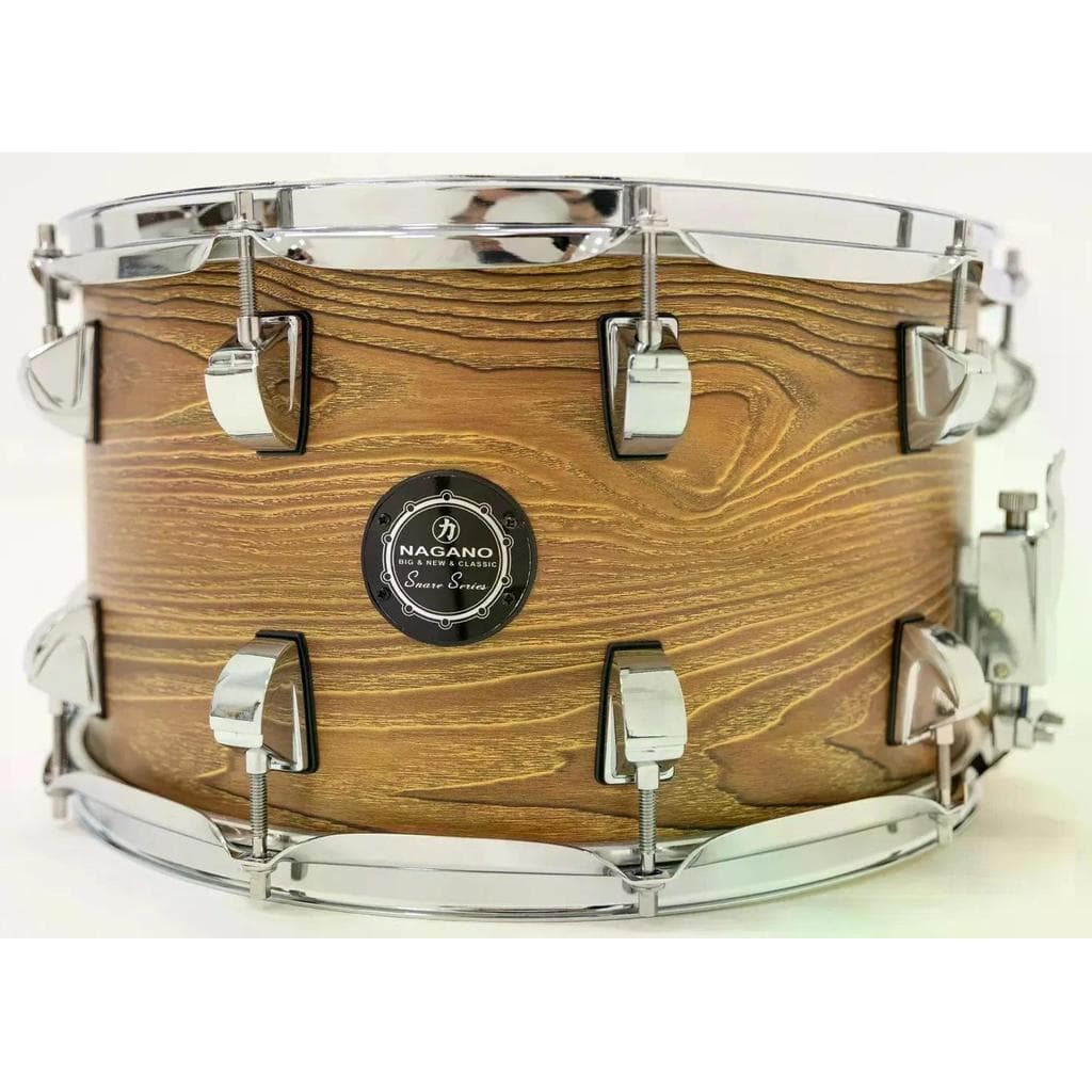 Caixa Nagano Snare Series Big Beat Modern Wood MWD 14x8¨ com 10 afinações