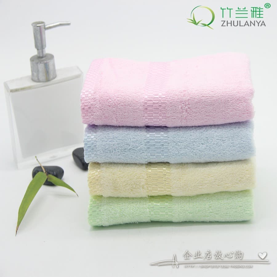 Toalha de seda brilhante de fibra de bambu [5051] 95g [Especificação: 34 * 76]