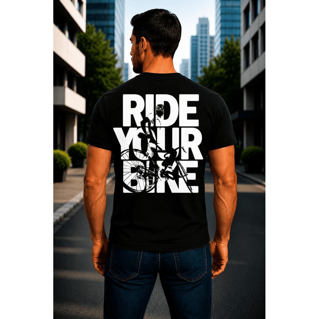 Camiseta Bike Masculina Ciclismo MTB Roupa Ciclista Camisa Curta Algodão