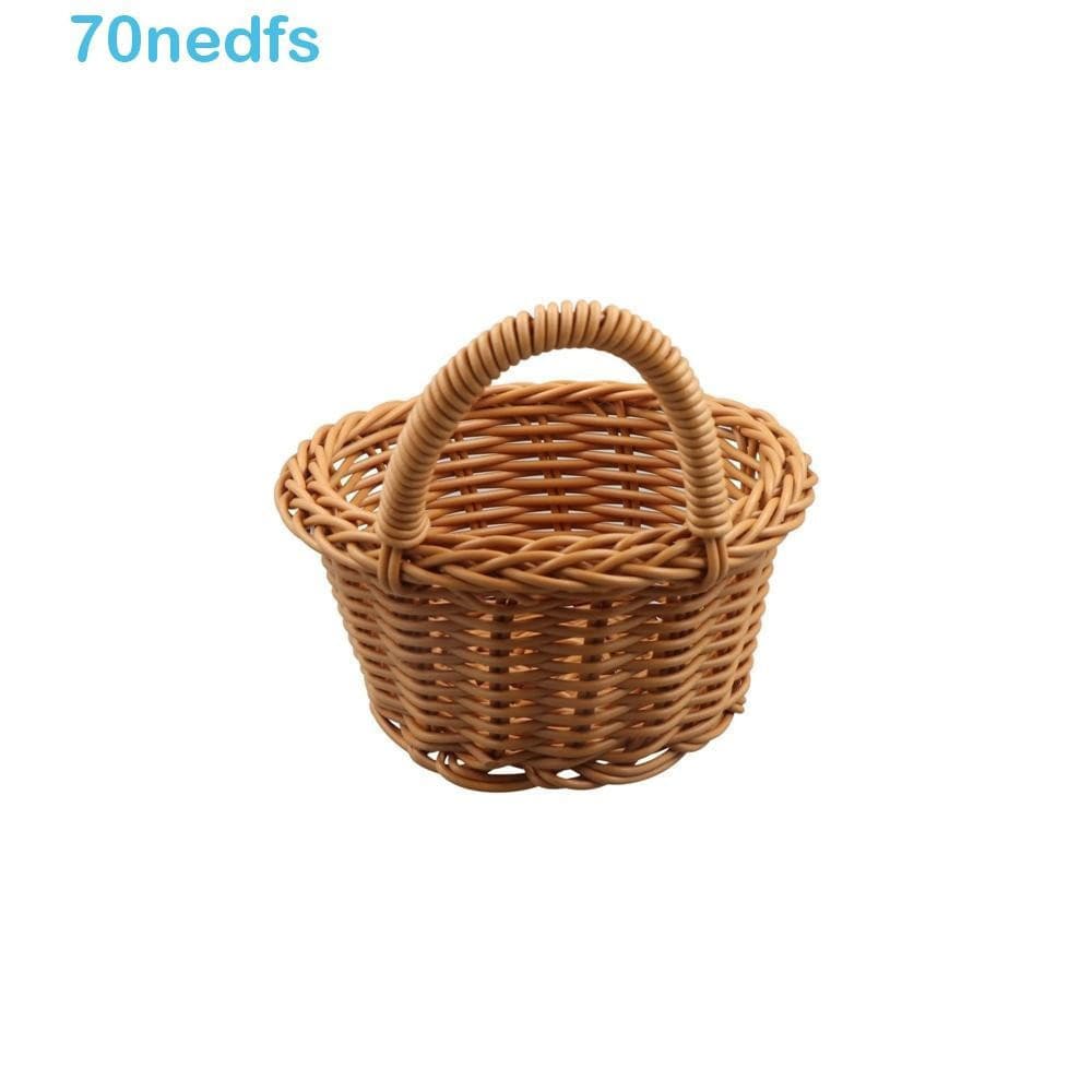 Cestas De Armazenamento De Frutas Vegetais NEDFS , Cesta Suspensa De Vime De Plástico Tecido , Portáteis De Plantas De J