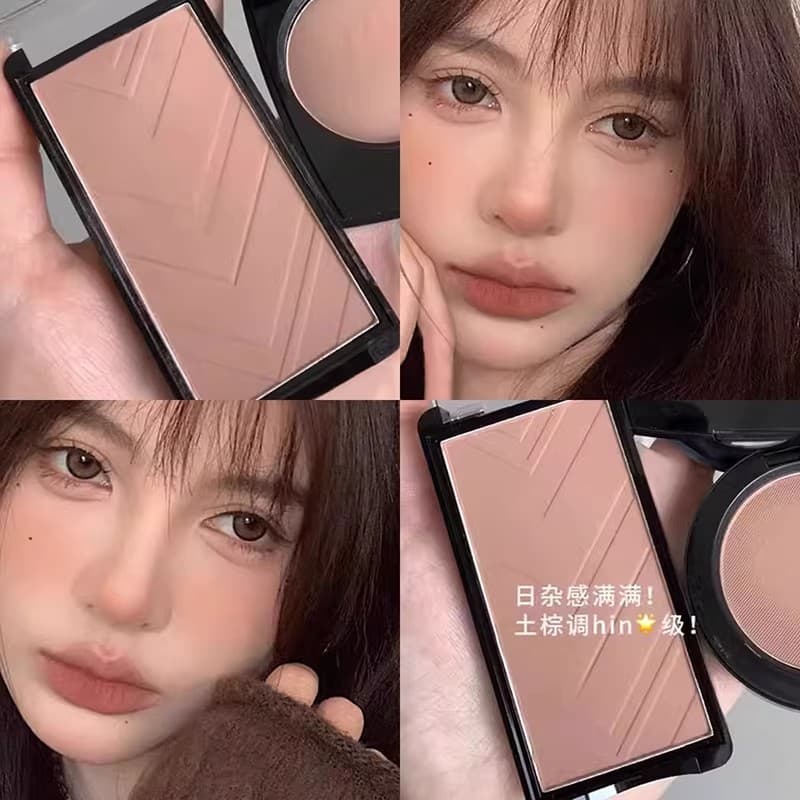 Herorange Los Angeles Girl monocromático Blush 2025 novo estilo de venda quente fosco sol vermelho reparação paleta maqu