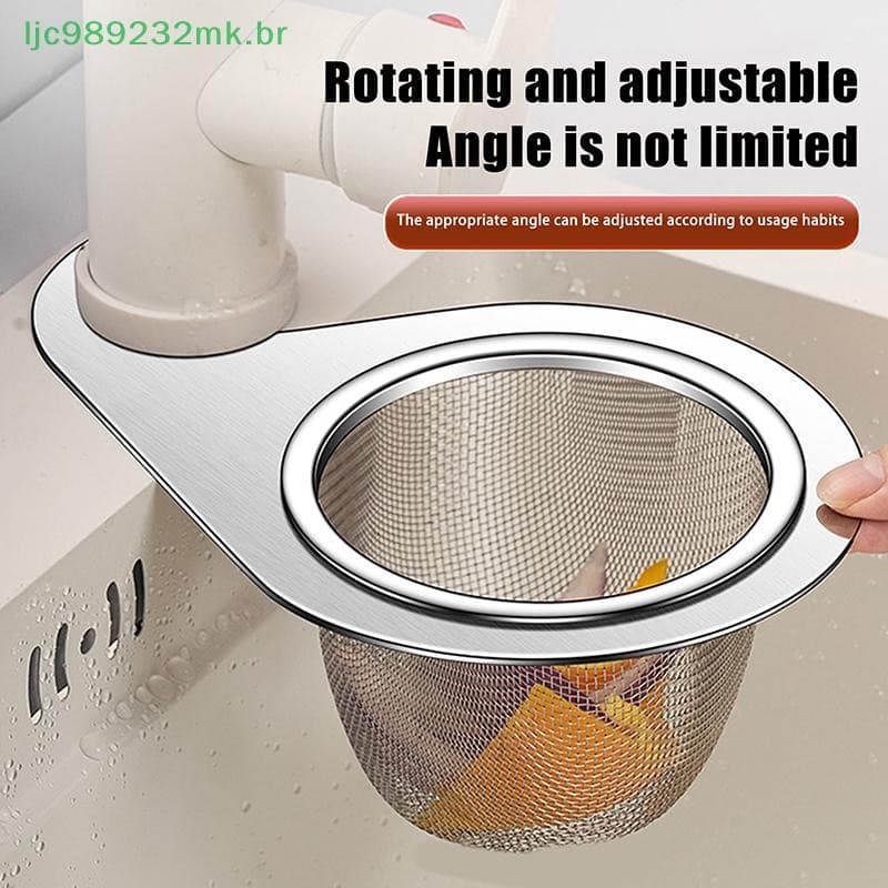 [MYBR] 1 PCS Cesta De Filtro De Pia De Cisne Canto De Aço Inoxidável Drenagem Cozinha Para [WELL]