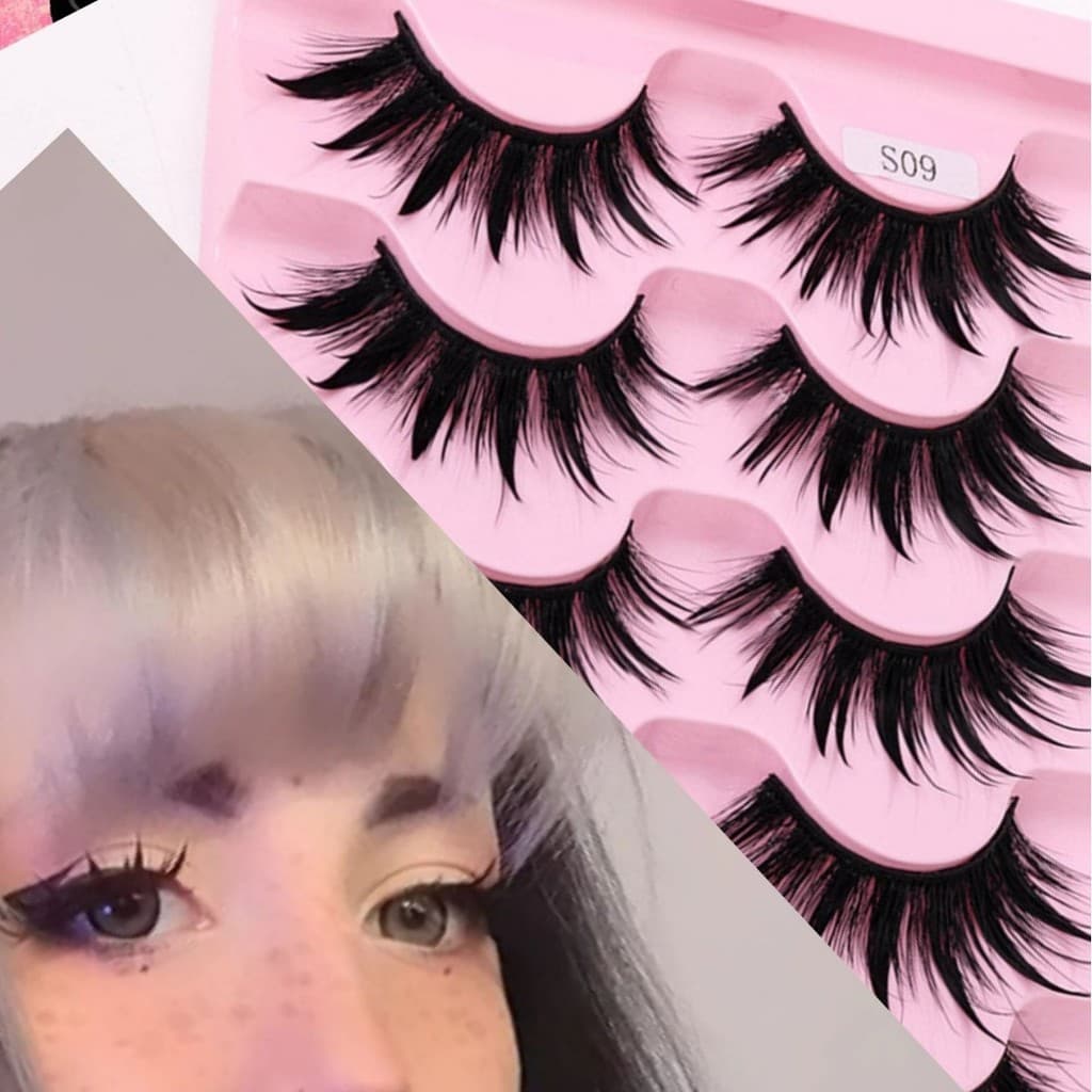 Cílios Fada | Haste Invisível, Leves | Look Natural e Poderoso | Uso Diário, Festas, Fotos | Reutilizáveis