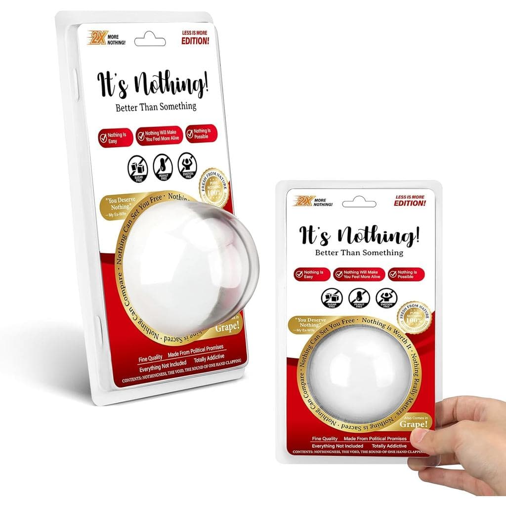 Não é nada, presente engraçado, caixa de presente de brincadeira de Natal, piadas hilariantes e práticas para quem tem t