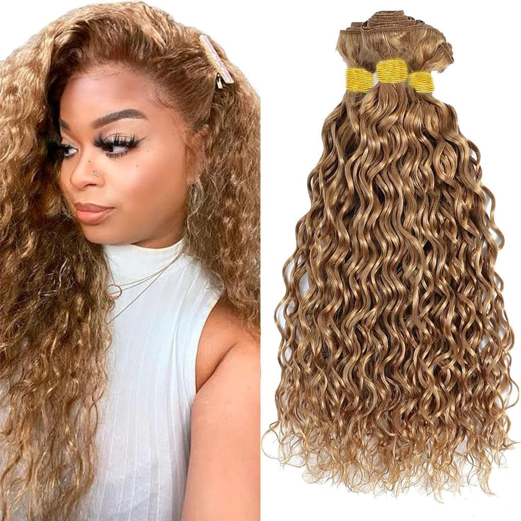 Cabelo Humano para Tranças Boho, 3 Pacotes de 14, 16 e 18 Polegadas, Cabelo Humano Ondulado Cacheado para Tranças, Exten