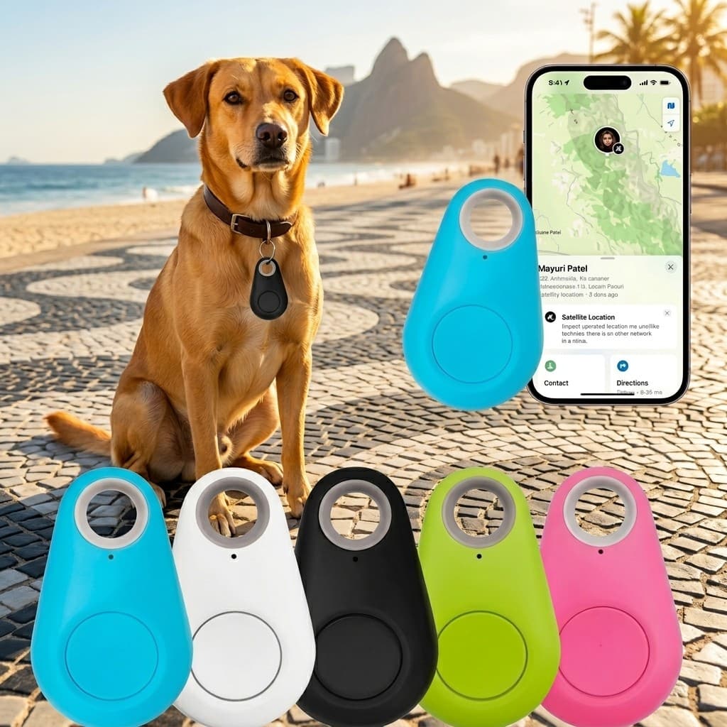 Rastreador Bluetooth Para Pets E Objetos Tag De Localização Com Alarme De Distância
