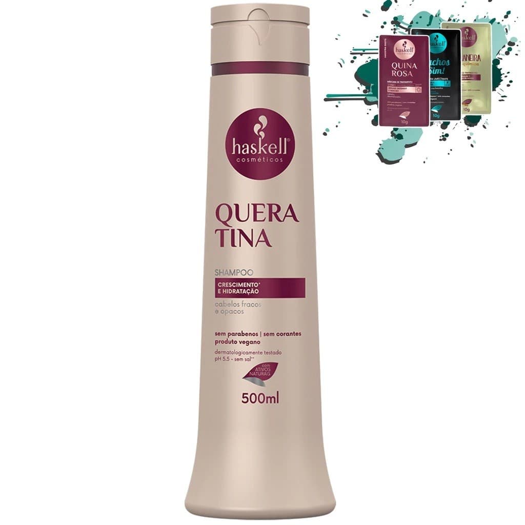 Shampoo 500ml Queratina & Provit B5 Haskell