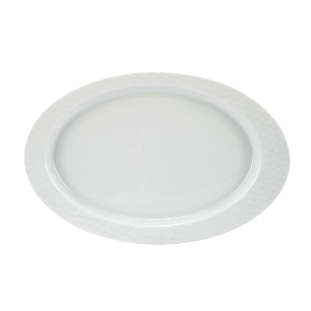 Travessa Oval Rasa de Porcelana 30x23,5cm