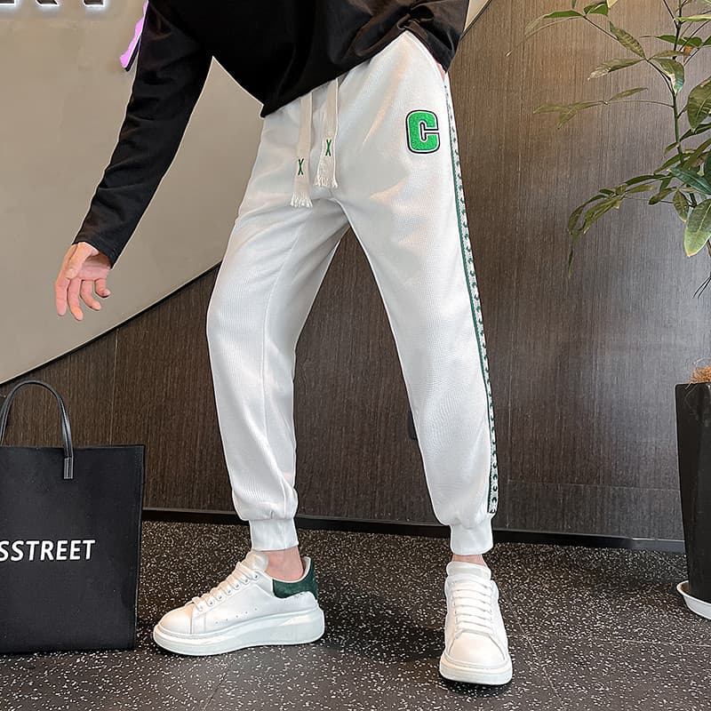 Street Wear bonito calças masculinas na moda Sweatpants All-Match Leggings calças 2023 novo estilo calças masculinas pri