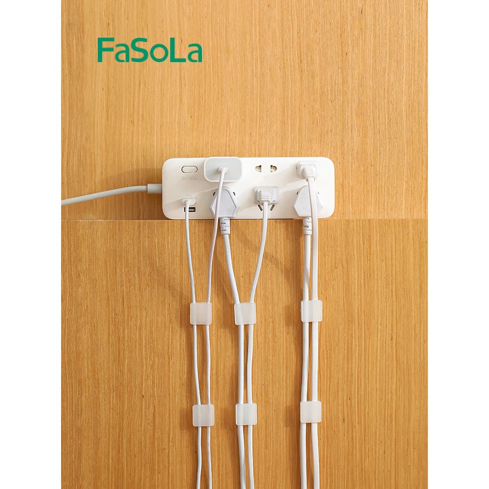 Japão japão FaSoLa Desktop cabo de dados organizador cabo titular parede cabo de alimentação fixação clipe armazenamento