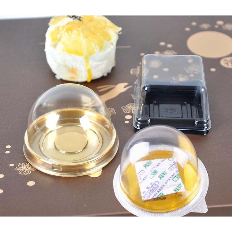 Embalagem de cozimento versão coreana engrossado Blister mundo tampa lanche caixa Mooncake gema de ovo caixa de pastelar