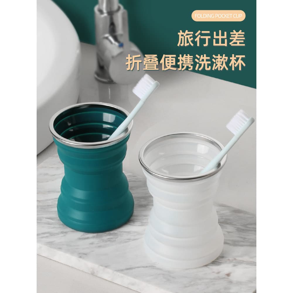 Copo para enxaguatório bucal de viagem japonês, copo portátil para boca, Silicone, dobrável, copo para escovação, resist