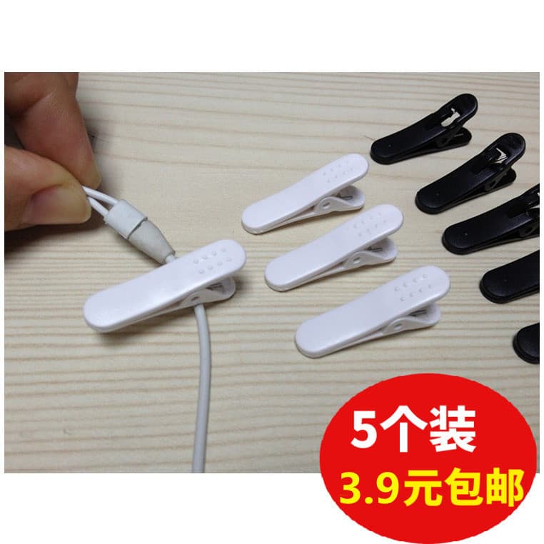 Linha rotativa de macarrão para celular, linha redonda, clipe de fone de ouvido, acessórios, colar Universal, clipe de c
