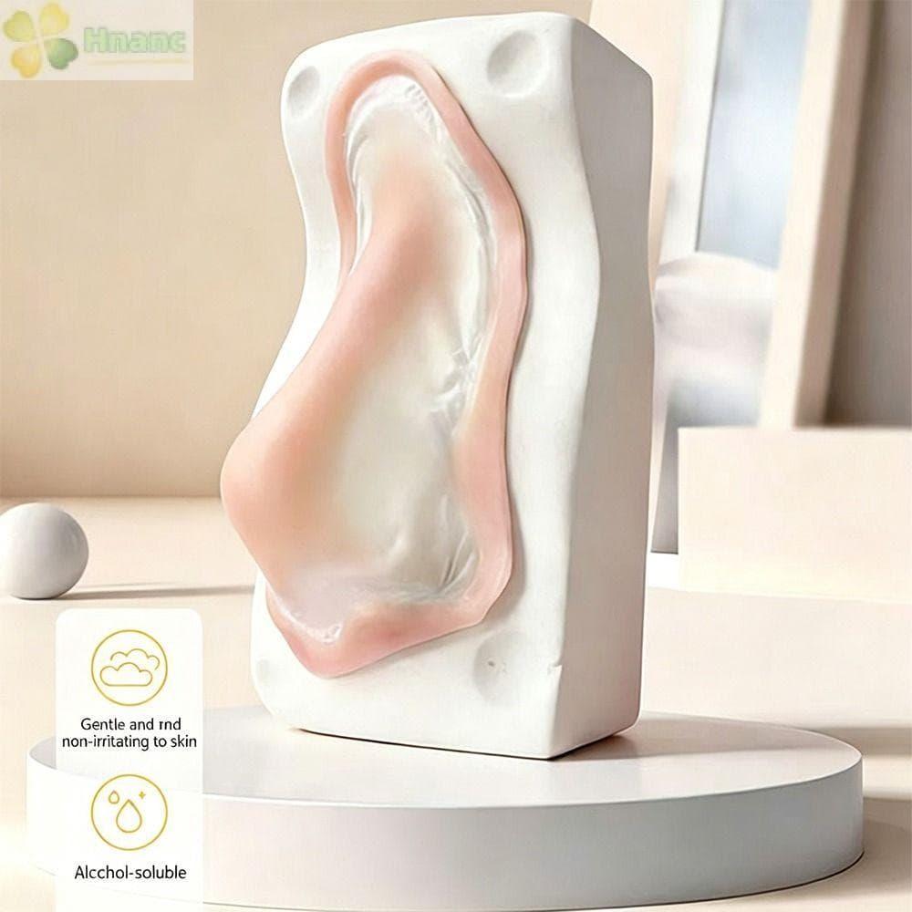 Nariz Protético HNANC , Falso De Silicone De Proteína Reutilizável , Prótese Facial Realista Adequada Para A Pele
