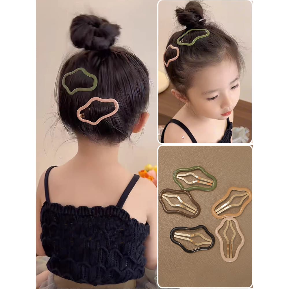 Crianças Morandi nuvem hairpin cabelo quebrado BB clipe menina franja clipe lateral menina volta cabeça hairpin simples