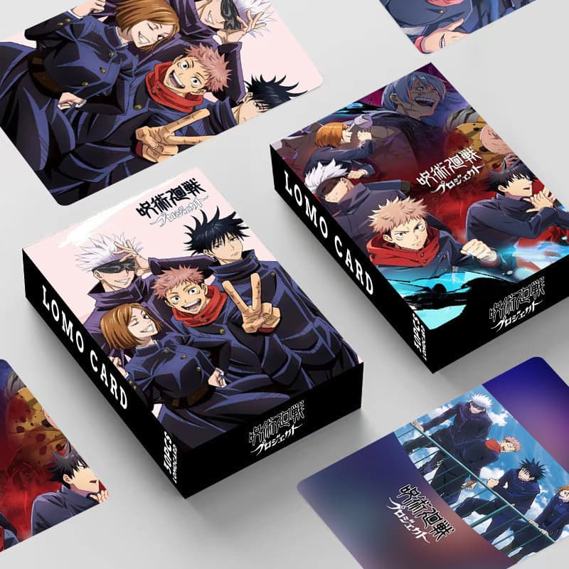 Jujutsu Kaisen Dupla Face Impressão Colorida Lomo Cartão Photocard 30 Unidades/Caixa