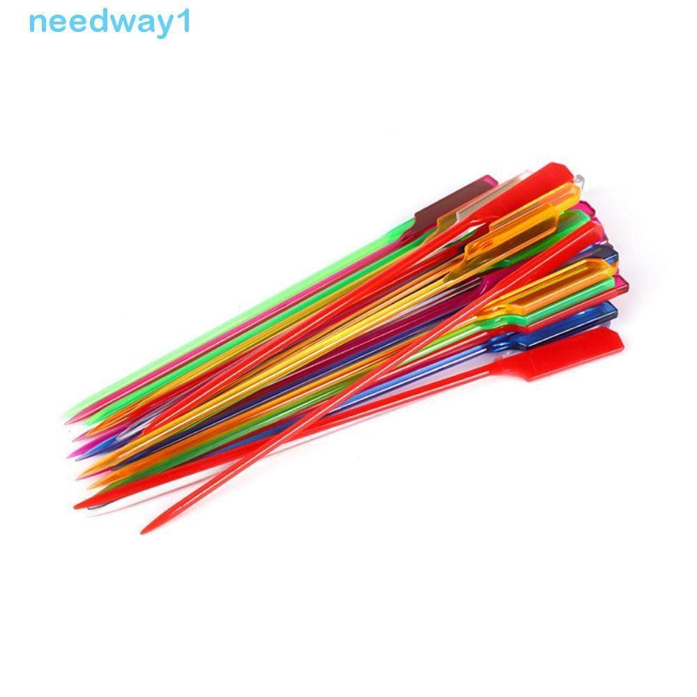 NEEDWAY Vara De Plástico De 100 Unidades , Espeto Multifuncional Para Churrasco De 18 Cm , Bastão De Frutas Reutilizável