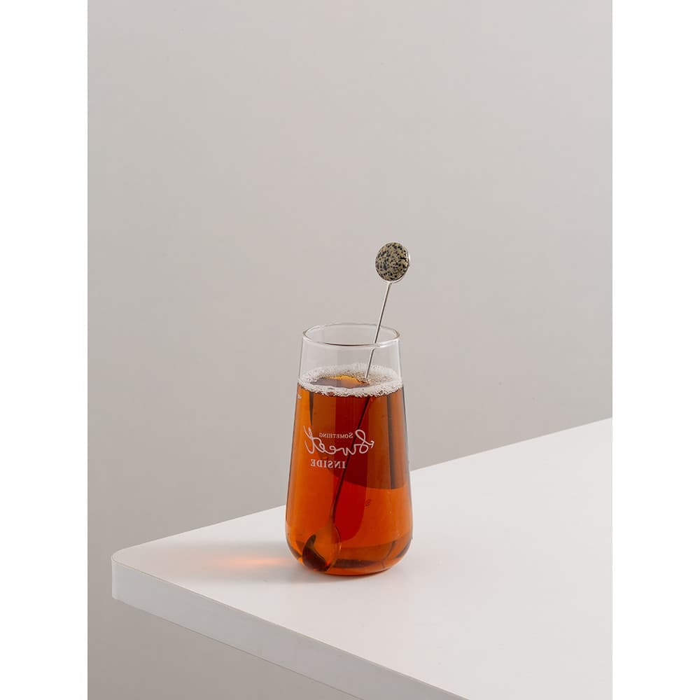 XEMO bastão de mistura de pedra áspera Natural nórdico 304 aço inoxidável bastão de agitação de café colher de agitação